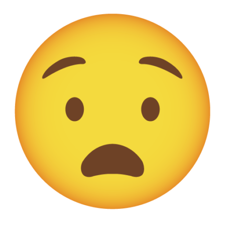 Anguished Face – Dreamemoji