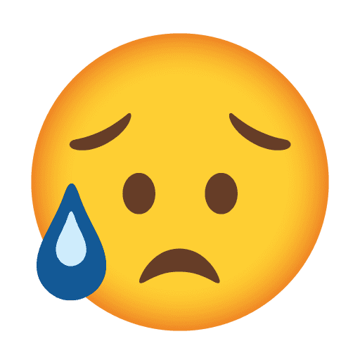 Disappointed but Relieved Face