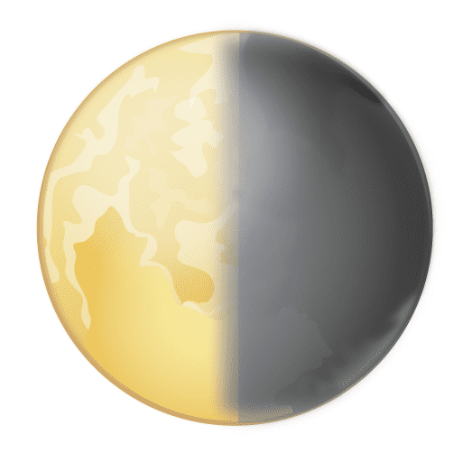 Last Quarter Moon Symbol
